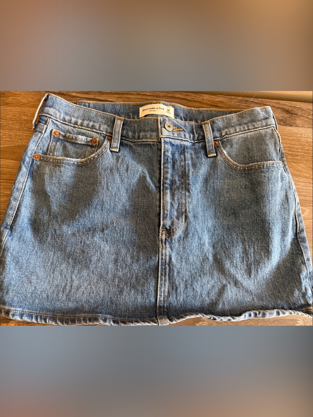 Abercrombie & Fitch Denim Mini Skirt